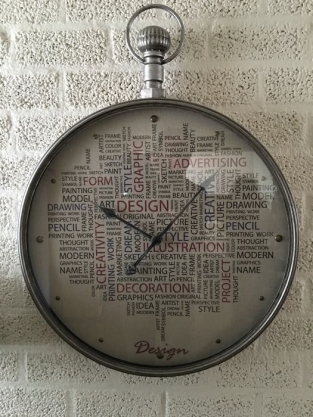 Design klok als zakhorloge model