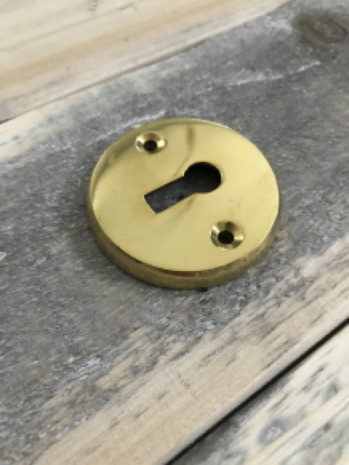 Lock rose BB - for room doors - bright brass