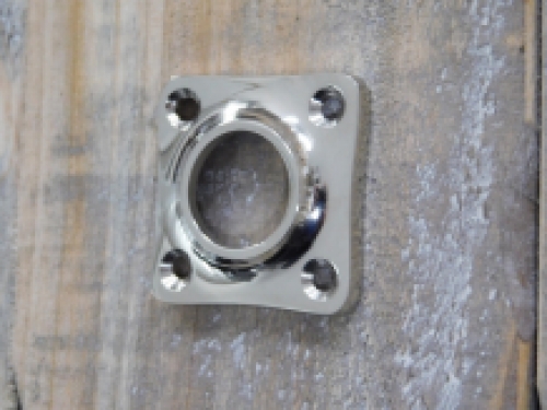 Rozet - gepolijst nikkel - voor deurklink of deurknop