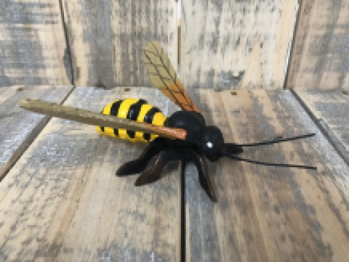 Beautiful coloured cast iron bee