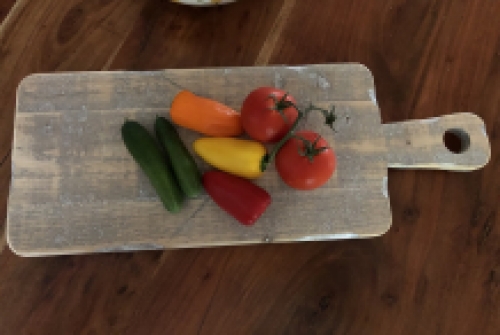 Wooden cutting board/tray - handmade, rustic Dutch wood.