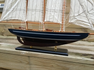 Sailboat 3 master Marco polo on stand, handmade, very beautiful.