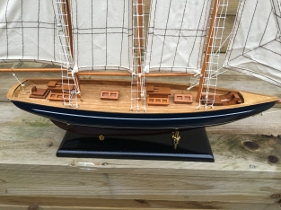 Sailboat 3 master Marco polo on stand, handmade, very beautiful.