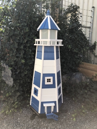 Beautiful large XXL wooden lighthouse with lighting, beautiful in color, hand-painted!!