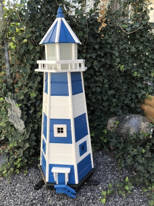 Beautiful large XXL wooden lighthouse with lighting, beautiful in color, hand-painted!!