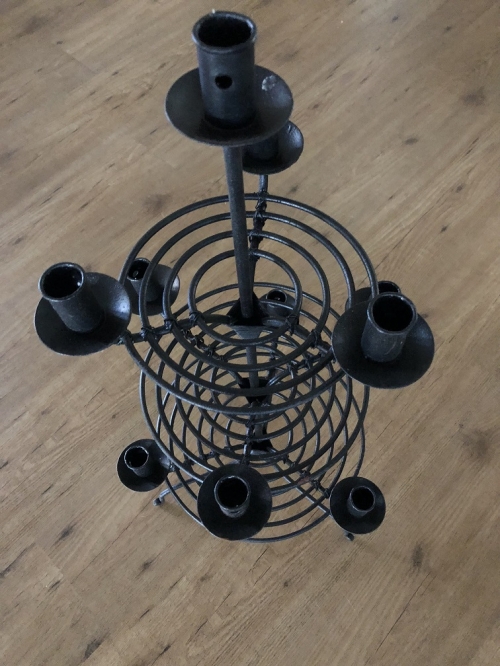 Candle stand - etagere 3 layers, wrought iron, beautiful design!