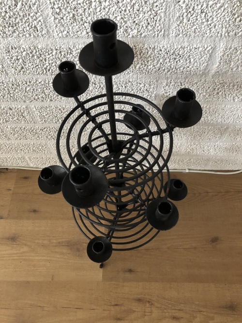 Candle stand - etagere 3 layers, wrought iron, beautiful design!