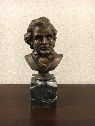 Ludwig van Beethoven, metaal, brons-look