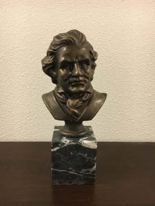 Ludwig van Beethoven, metaal, brons-look