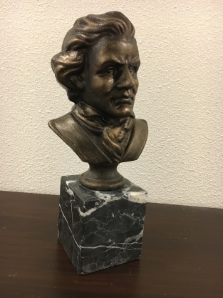 Ludwig van Beethoven, metaal, brons-look