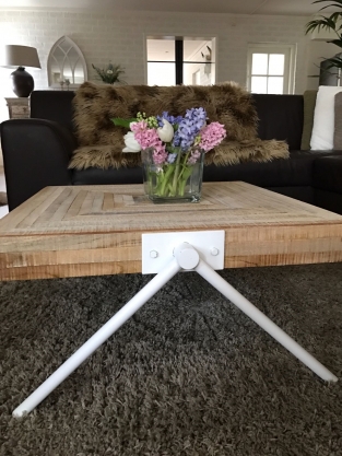 Salon tafel Square wit