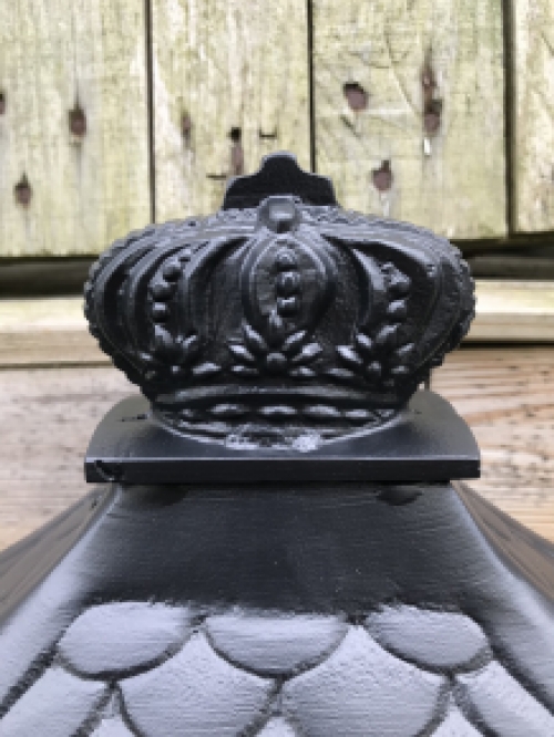Brievenbus / mailbox vervaardigd uit gegoten aluminium, mat zwart