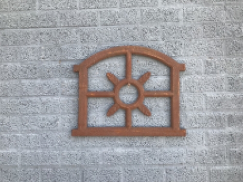 Cast iron barn window, barn window, Oak small.