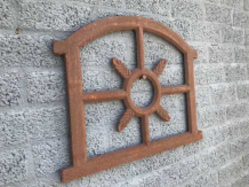 Cast iron barn window, barn window, Oak small.