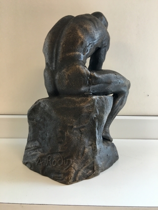 Skulptur Metall - Farbe Bronze, der Denker