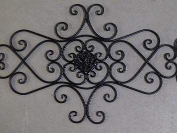 Window grille Vida - wall ornament - black - wrought iron