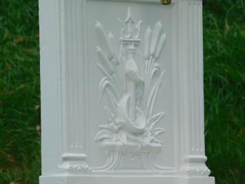 Standing Fountain - White - Aluminium - Brass Tap