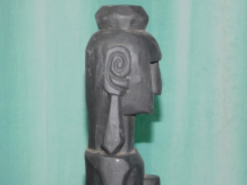 Hand-carved Asmat statue - 1/4 - Tibal Art Wood