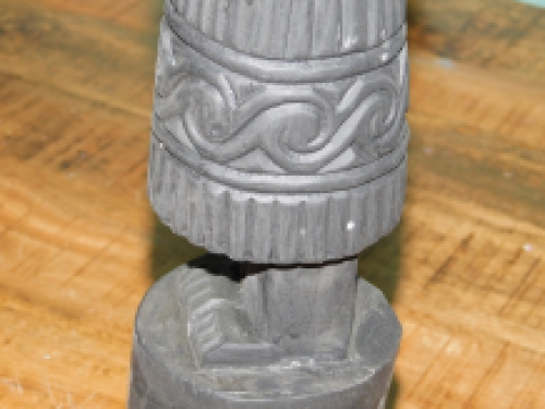Hand-carved Asmat statue - 2/4 - Tibal Art Wood