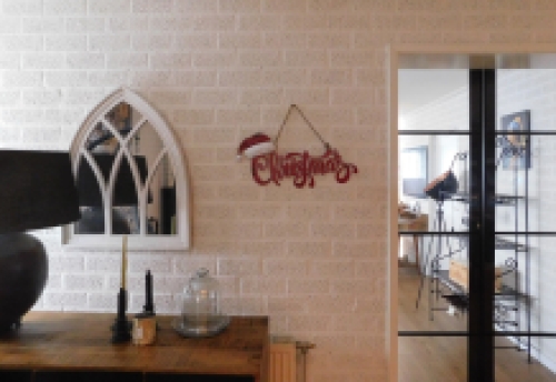 Decoratieve hanger Christmas - metaal met touw