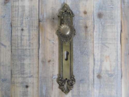 Deurknop + deurplaat, prachtig deurbeslag, PZ92