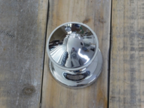 Fixed door knob - polished brass - including rosette