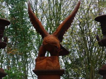 One-off: Eagle XL - 113 cm - Cast iron - Garden statue