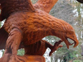 One-off: Eagle XL - 113 cm - Cast iron - Garden statue