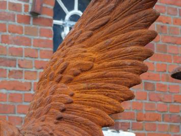 One-off: Eagle XL - 113 cm - Cast iron - Garden statue