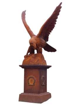 Adler XL auf Sockel – 175 cm – Gusseisen