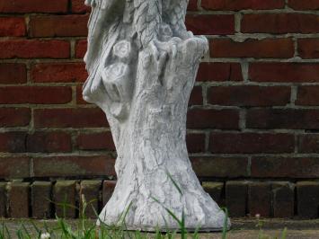 Adler auf Baumstumpf – 105 cm – Stein