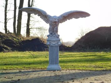 Eagle XXL on Pedestal - 160 cm - Solid Stone