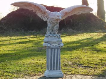 Eagle XXL on Pedestal - 160 cm - Solid Stone