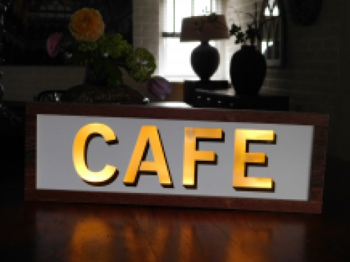 LED-teken neon, voor in een restaurant, 