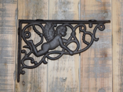 Beautiful shelf rack pendant ENGEL motif, cast iron-small