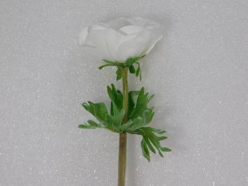 Artificial flower Anemone Stem - White - 53 cm