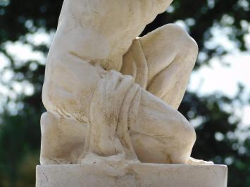 Beeld van Atlas - 70 cm - Vintage look - Polystone