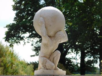Beeld van Atlas - 70 cm - Vintage look - Polystone