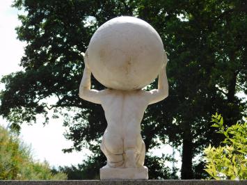 Beeld van Atlas - 70 cm - Vintage look - Polystone