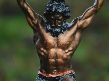 Statue Atlas - Greek mythology - polystone - bronze look