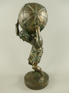 Beeld Atlas - 42 cm - Polystone - Decoratief Beeld