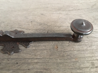 Schuifslot 40cm - klassiek - antiek ijzer