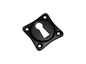 BB rozet voor sloten - zwart ijzeren kamerslot plaat 