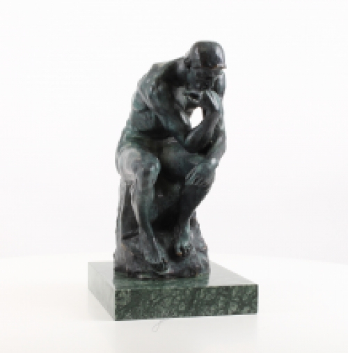 Bronzen sculptuur van De Denker by RODIN, Prachtig beeld!!