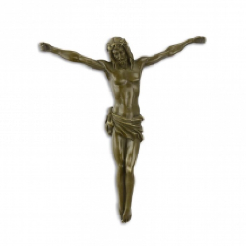 A bronze statue/sculpture of the body of Christ, for the wall