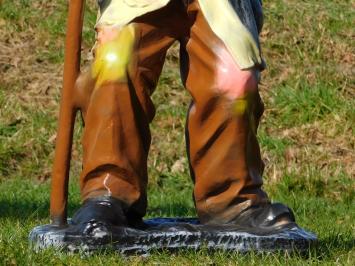 Statue Beggar - 92 cm - Polystone - Black