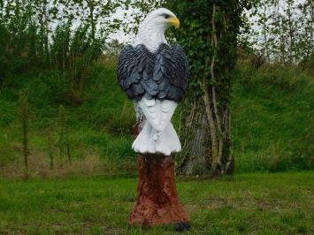 Beeld Adelaar op Stam XL - 102 cm - Polystone