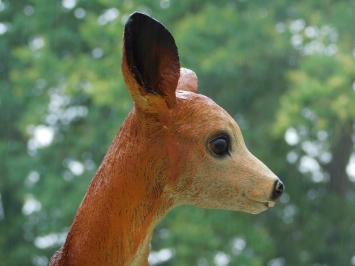 Beeld Babyhert - 48 x 38 cm - Polystone