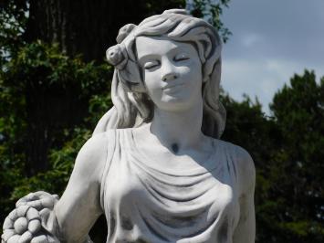 Statue of Lady with Flower Wreath - 175 cm - Stone