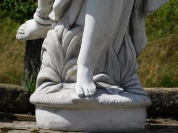 Statue of Lady with Flower Wreath - 175 cm - Stone
